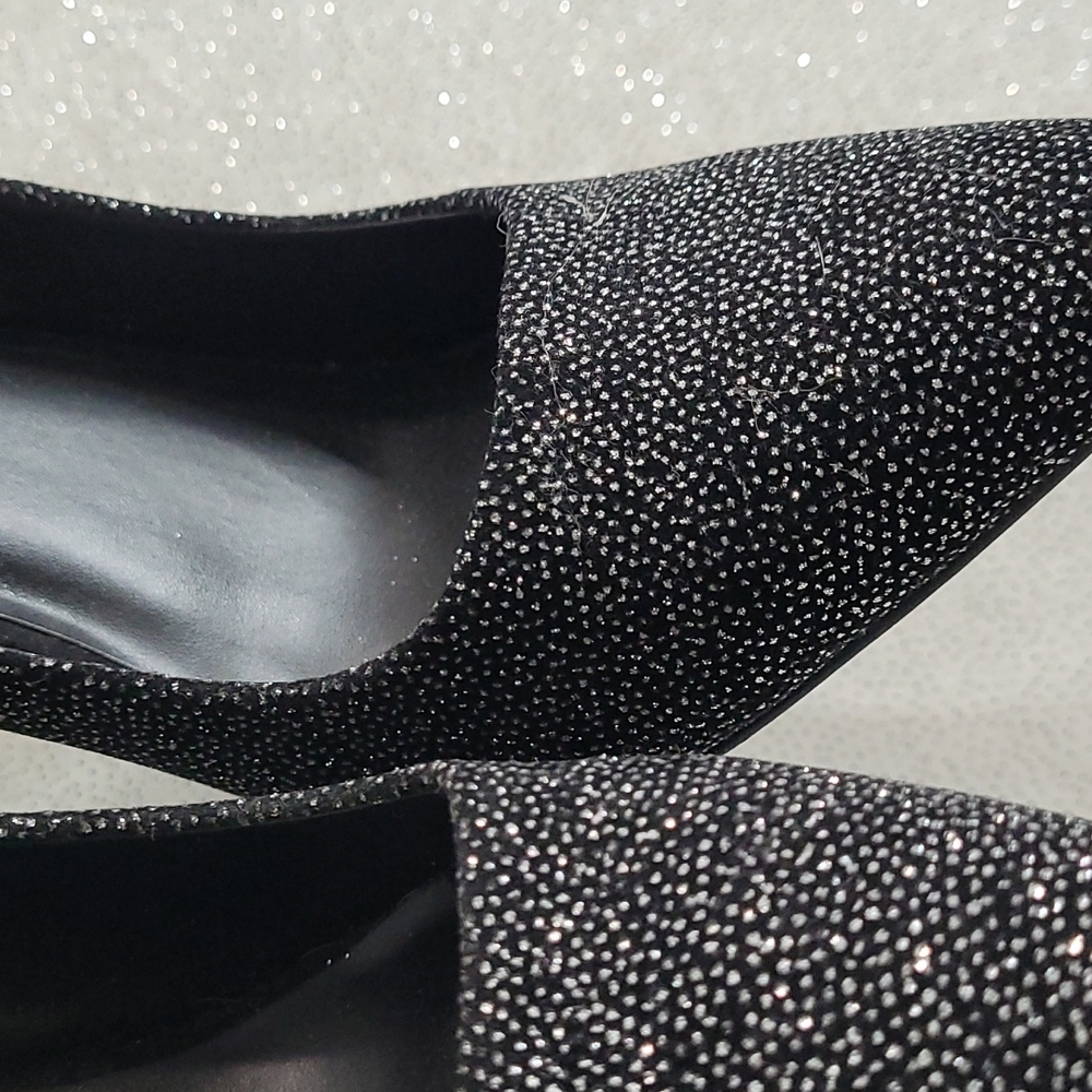 NWT Call It Spring Black Sparkle Pumps sz 10